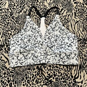 DYI Monochrome Animal Print Sports Bra